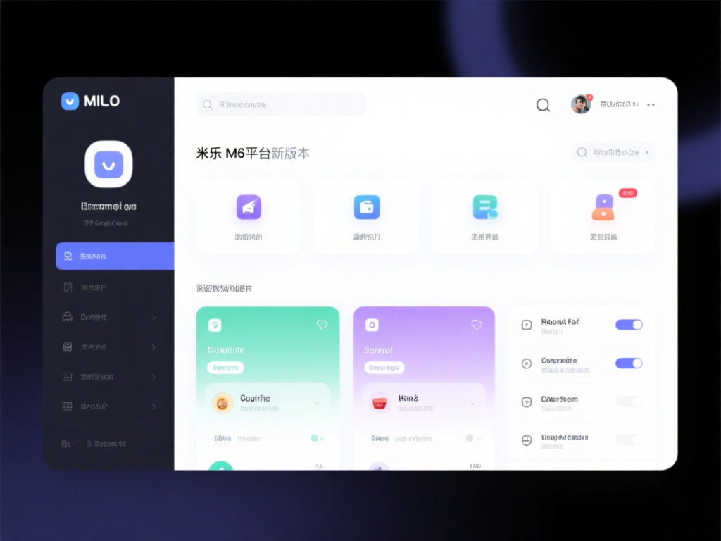 米乐M6平台的新版本首先在用户界面设计上进行了一次