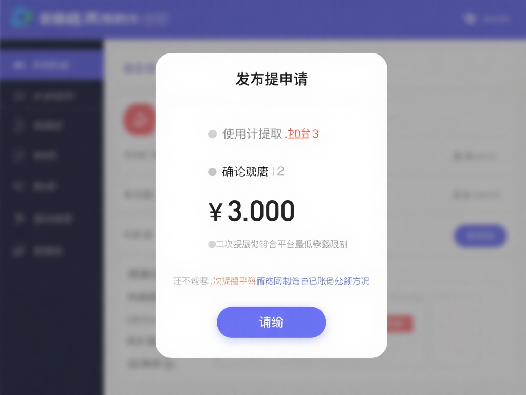 发起提现申请
进入提现菜单后，输入您计划提取的金